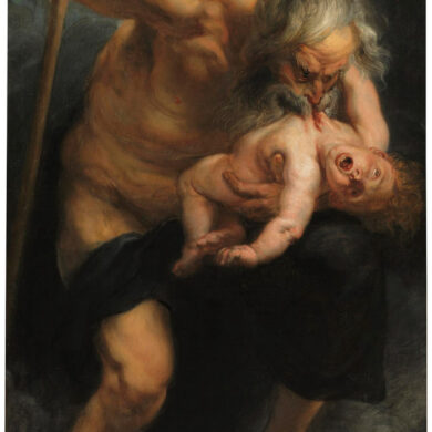 Saturno devorando a un hijo - Rubens