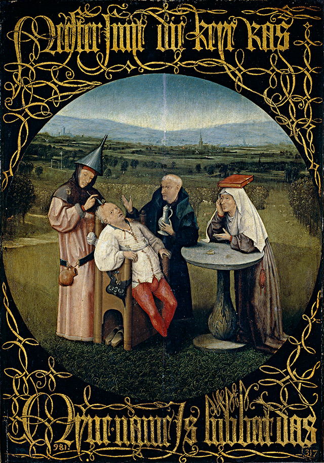 La Extracción de la Piedra de la Locura - Hieronymus Bosch "El Bosco"