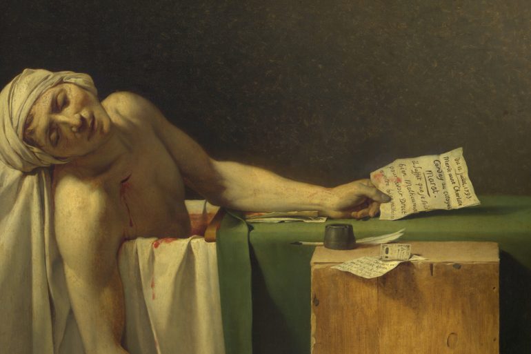 La Muerte de Marat - Jacques-Louis David